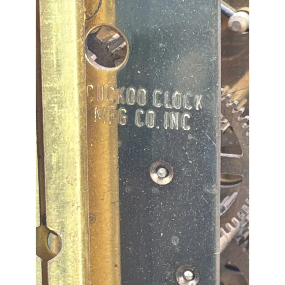 Vintage Brass 400‎ Day Anniversary Clock Parts Made in Germany No Dome